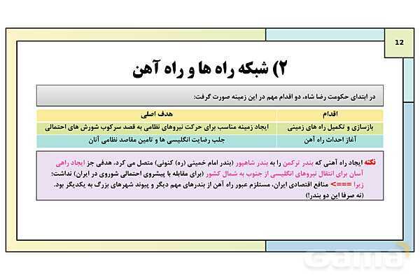 پاورپوینت درس 10: سقوط رضا شاه | کتاب درسی تاریخ معاصر ایران- پیش نمایش
