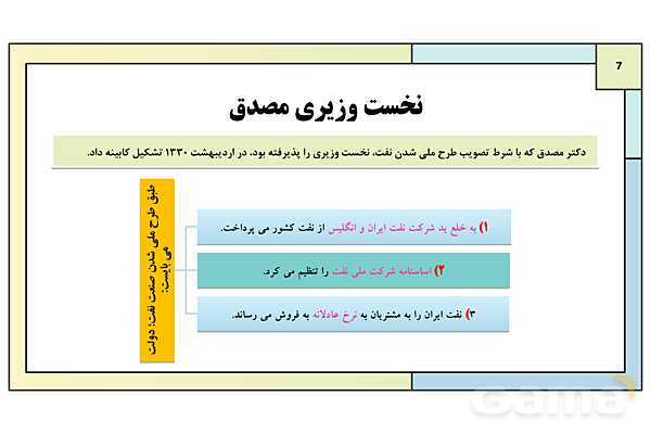پاورپوینت درس 12: نهضت ملی شدن صنعت نفت | کتاب درسی تاریخ معاصر ایران- پیش نمایش