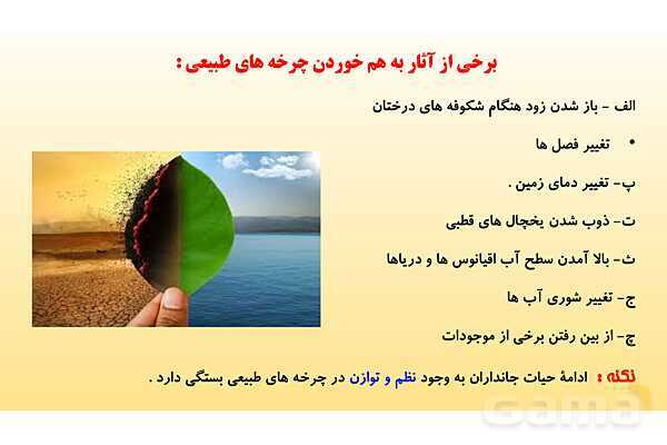 پاورپوینت تدریس فصل 3 علوم نهم (به دنبال محیطی بهتر برای زندگی)- پیش نمایش