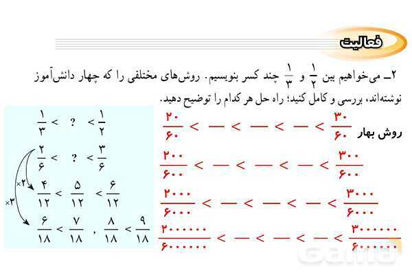 پاورپوینت فصل 2 ریاضی نهم (حل تمام فعالیت ها و کاردرکلاس ها)- پیش نمایش