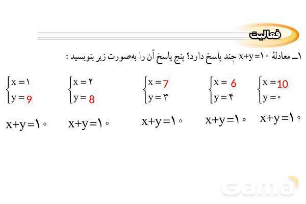 پاورپوینت فصل 6 ریاضی نهم (حل تمام فعالیت ها و کاردرکلاس ها)- پیش نمایش