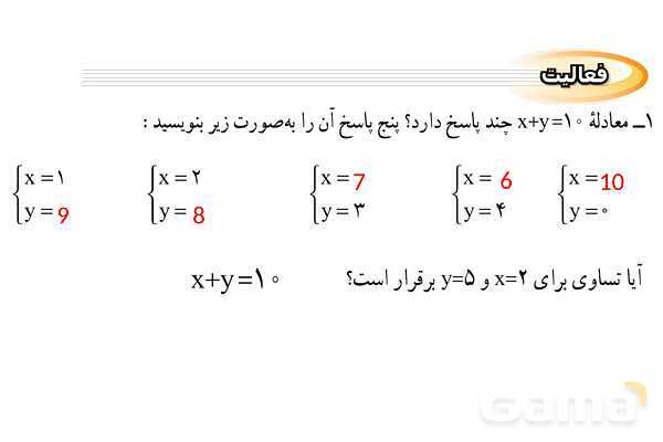 پاورپوینت فصل 6 ریاضی نهم (حل تمام فعالیت ها و کاردرکلاس ها)- پیش نمایش