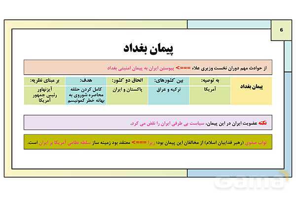 پاورپوینت درس 15: ربع قرن سیطره آمریکا بر ایران | کتاب درسی تاریخ معاصر ایران- پیش نمایش