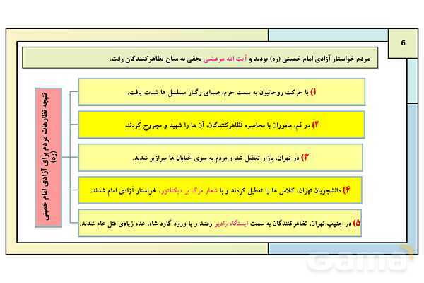 پاورپوینت درس 18: قیام 15 خرداد | کتاب درسی تاریخ معاصر ایران- پیش نمایش