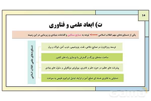 پاورپوینت درس 25: آرمان ها و دستاوردهای انقلاب اسلامی | کتاب درسی تاریخ معاصر ایران- پیش نمایش