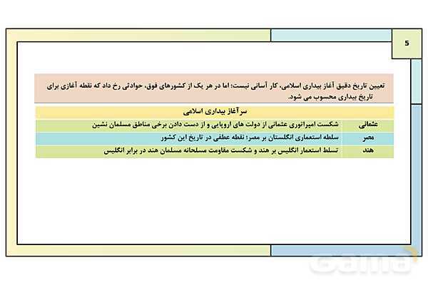 پاورپوینت درس 26: بیداری اسلامی در جهان اسلام | کتاب درسی تاریخ معاصر ایران- پیش نمایش