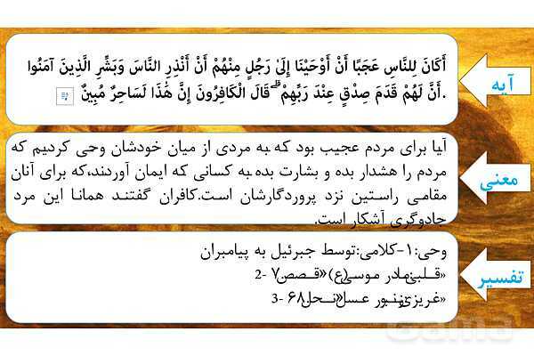 پاورپوینت درس اول بخش اول قرآن هفتم- پیش نمایش