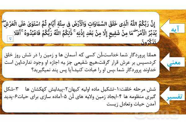 پاورپوینت درس اول بخش اول قرآن هفتم- پیش نمایش