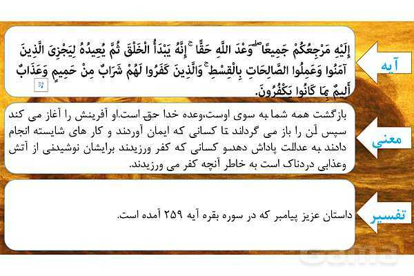 پاورپوینت درس اول بخش اول قرآن هفتم- پیش نمایش