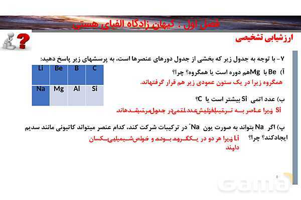 پاورپوینت صفحه 13 تا 15 شیمی دهم- پیش نمایش