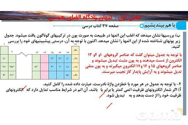 پاورپوینت صفحه 34 تا 38 شیمی دهم- پیش نمایش
