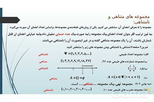 پاورپوینت جامع فصل اول ریاضی 1 دهم: مجموعه، الگو و دنباله- پیش نمایش
