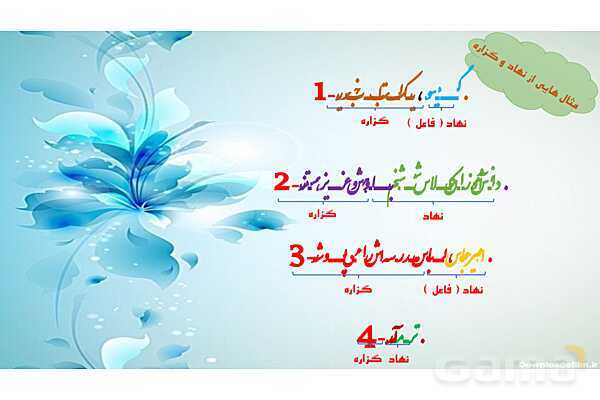 پاورپوینت دستور زبان و آرایه‌های ادبی فارسی ششم- پیش نمایش