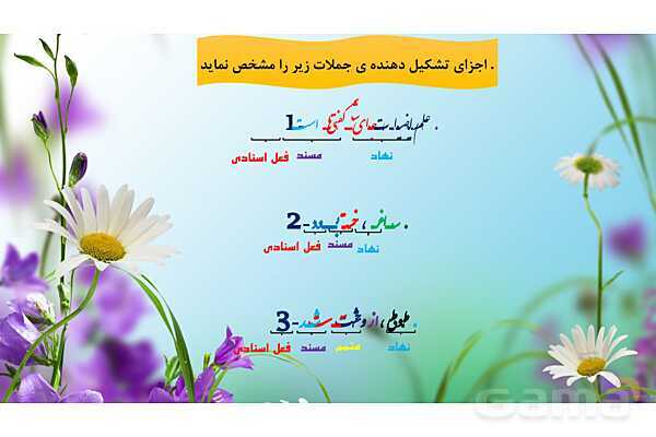 پاورپوینت دستور زبان و آرایه‌های ادبی فارسی ششم- پیش نمایش