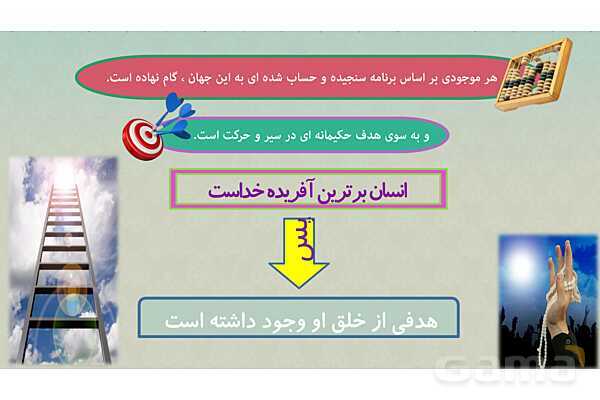 پاورپوینت درس 1: هدف زندگی | دین و زندگی (1) دهم انسانی چاپ 1404- پیش نمایش