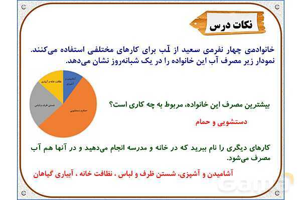 پاورپوینت علوم تجربی سوم دبستان | درس 5: آب ماده‌ی با ارزش- پیش نمایش