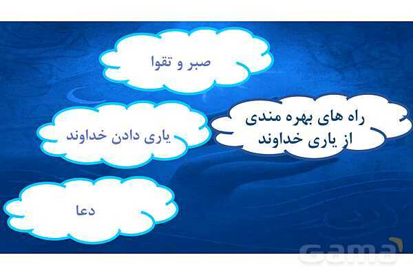 پاورپوینت درس دوم پیام های آسمانی هفتم (استعانت از خدا)- پیش نمایش