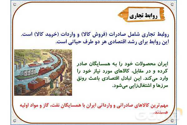 پاورپوینت مطالعات اجتماعی ششم دبستان | درس 19: همسایگان ما- پیش نمایش
