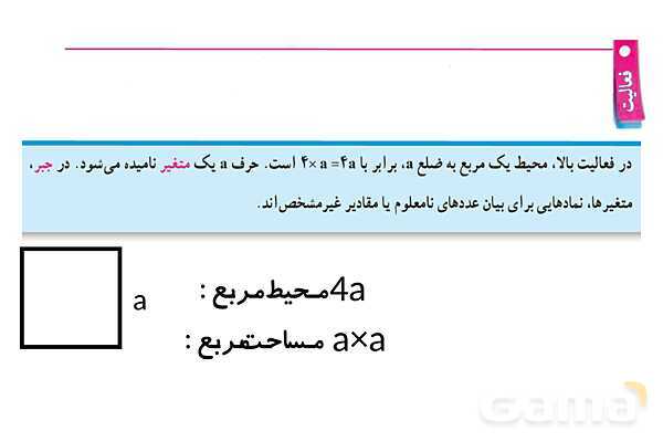 پاورپوینت گام به گام فصل 3 ریاضی هفتم | جبر و معادله- پیش نمایش