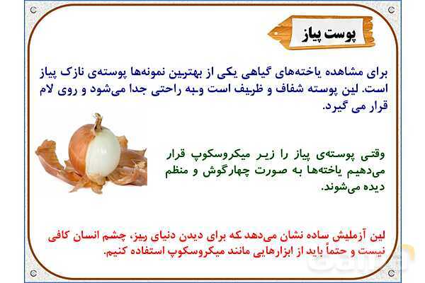 پاورپوینت علوم تجربی ششم دبستان | درس 10: خیلی کوچک، خیلی بزرگ- پیش نمایش