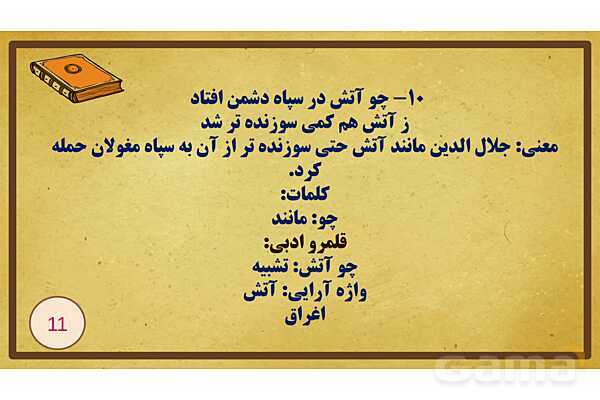 پاورپوینت درس سوم فارسی یازدهم؛ در امواج سند - پیش نمایش