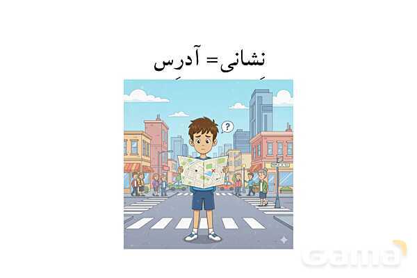 کلمات مهم درس دوم فارسی چهارم به صورت تصویری ویژه‌ی ناشنوایان- پیش نمایش