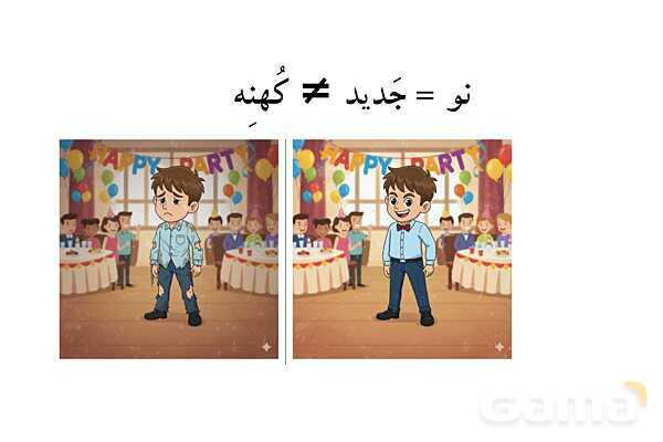کلمات مهم درس دوم فارسی چهارم به صورت تصویری ویژه‌ی ناشنوایان- پیش نمایش