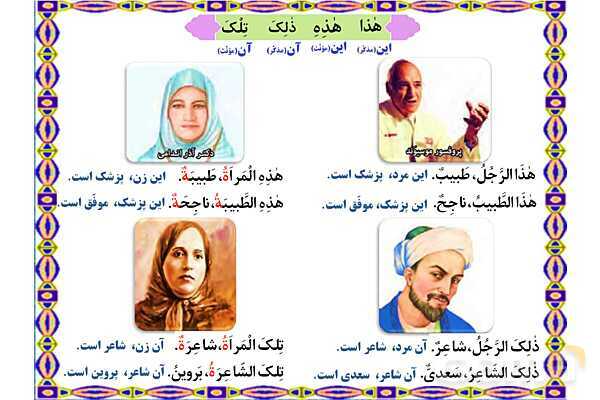 پاورپوینت درس 4 عربی هفتم کتاب نونگاشت چاپ 1404- پیش نمایش