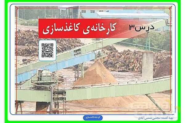 پاورپوینت درس سوم علوم ششم: کارخانهی کاغذسازی- پیش نمایش