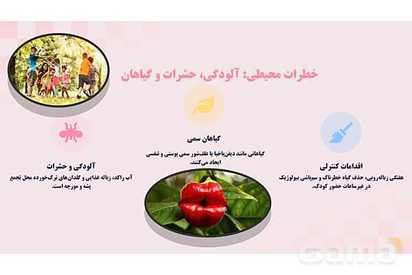 پاورپوینت پودمان 2: ایمنی حیاط و تجهیزات مهد کودک | درس کنترل بهداشت و ایمنی محیط مراکز پیش از دبستان- پیش نمایش