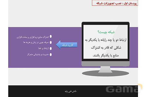 پاورپوینت پودمان 2 دانش فنی پایه رشته شبکه و نرم افزار | اینترنت و رایانش ابری- پیش نمایش