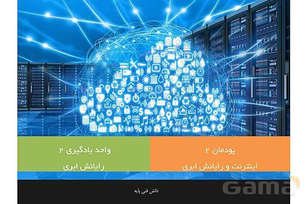 پاورپوینت پودمان 2 دانش فنی پایه رشته شبکه و نرم افزار | اینترنت و رایانش ابری- پیش نمایش