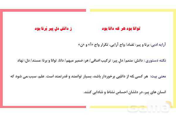 پاورپوینت تدریس ستایش: به نام خداوند جان و خرد | فارسی نهم- پیش نمایش