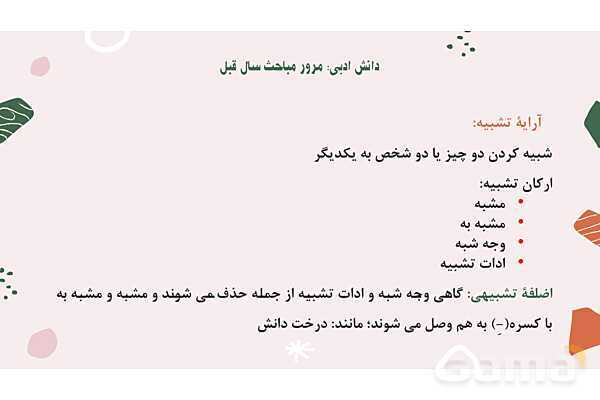 پاورپوینت تدریس درس 1: آفرینش همه تنبیه خداوند دل است | فارسی نهم- پیش نمایش