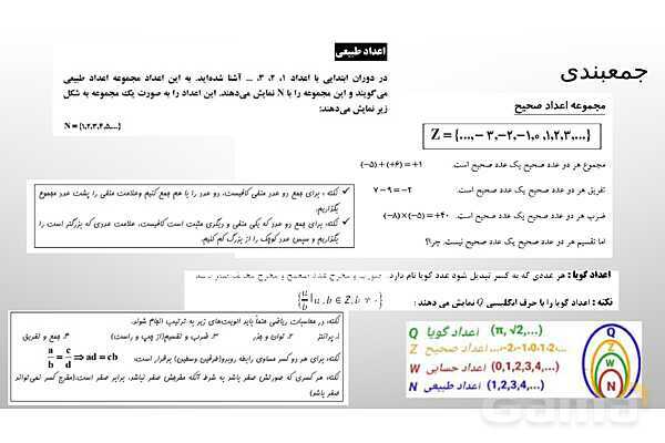 پاورپوینت پاسخ کتاب ریاضی هشتم فصل 1 تا 5- پیش نمایش