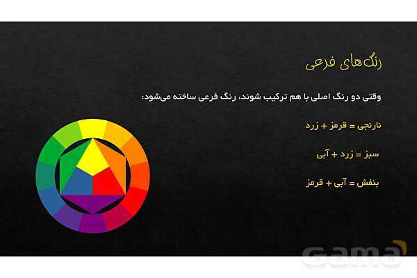 پاورپوینت آموزشی رنگ در هنرهای تجسمی ویژه دوره متوسطه اول- پیش نمایش
