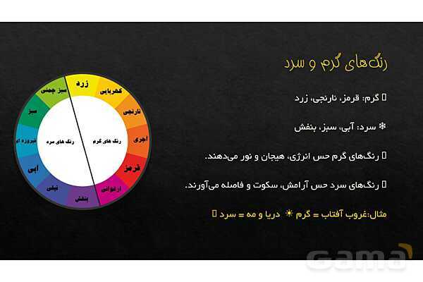 پاورپوینت آموزشی رنگ در هنرهای تجسمی ویژه دوره متوسطه اول- پیش نمایش