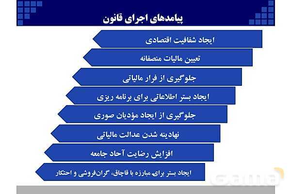 پاورپوینت قانون پایانه‌های فروشگاهی و سامانه مودیان (احکام قانونی-پیاده سازی)- پیش نمایش