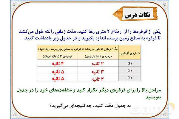 پاورپوینت علوم تجربی پنجم دبستان | درس 1: زنگ علوم- پیش نمایش