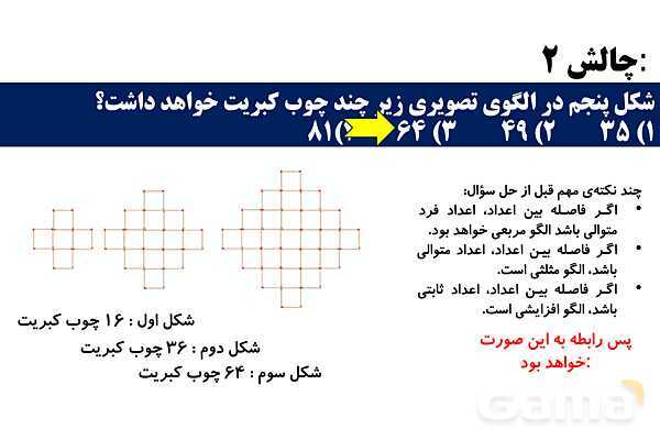 پاورپوینت اصل لانه کبوتری، الگوهای مربعی، مثلث و افزایشی و عملگرهای فرد و زوج - پیش نمایش