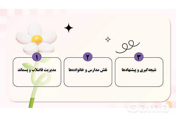 پاورپوینت پودمان 3: کنترل بهداشتی آب، فاضلاب و پسماند | درس کنترل بهداشت و ایمنی محیط مراکز پیش از دبستان- پیش نمایش