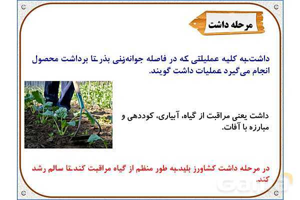 پاورپوینت مطالعات ششم | درس 5: عوامل موثر در کشاورزی- پیش نمایش