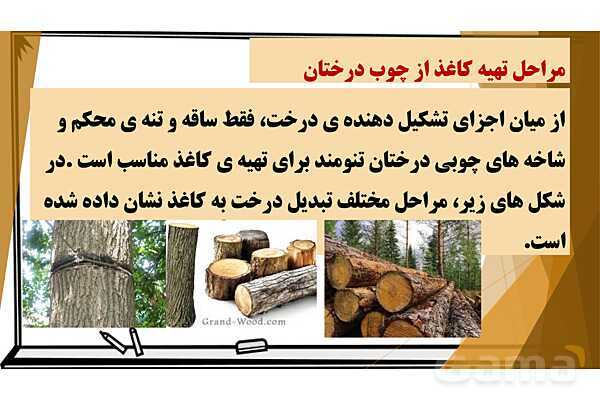 پاورپوینت آموزش جامع علوم ششم دبستان | درس 2: سرگذشت دفتر من (مراحل ساخت کاغذ)- پیش نمایش