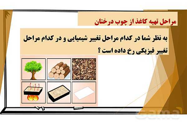 پاورپوینت آموزش جامع علوم ششم دبستان | درس 2: سرگذشت دفتر من (مراحل ساخت کاغذ)- پیش نمایش