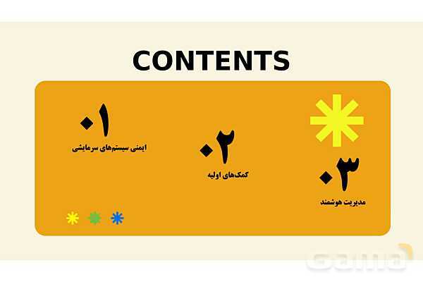 پاورپوینت پودمان 4: ایمنی سیستم‌های گرمایشی و سرمایشی | درس کنترل بهداشت و ایمنی محیط مراکز پیش از دبستان- پیش نمایش