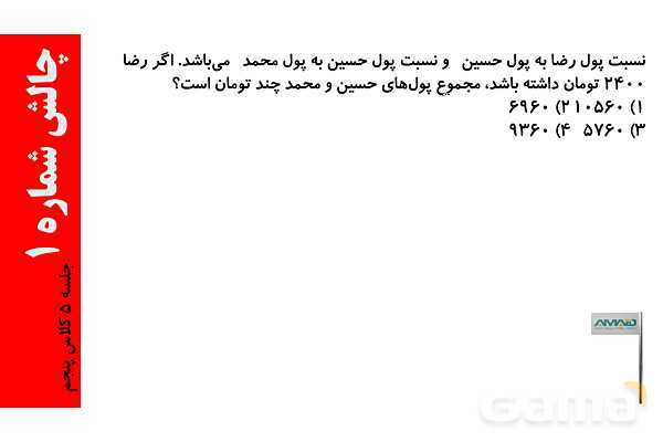 تشکیل جدول تناسب، حل جدول های تناسب پیچیده- پیش نمایش