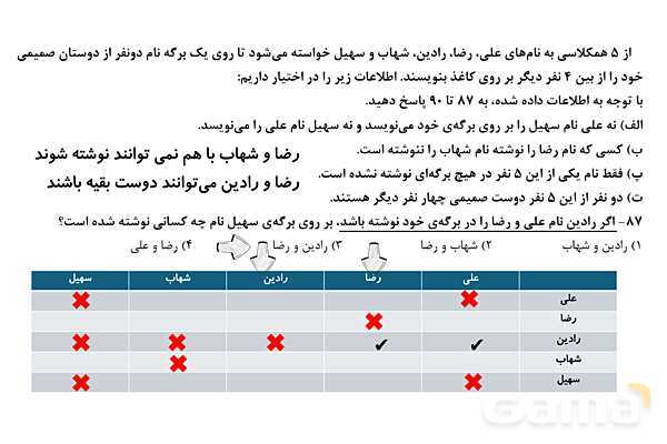 نسبت‌های واسطه‌ای- پیش نمایش