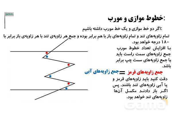 غربال اعداد و خطوط موازی و مورب- پیش نمایش