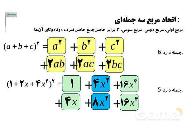  ساده کردن عبارت های جبری و حل معادله- پیش نمایش