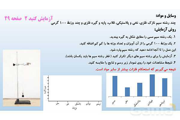پاورپوینت فصل 4 علوم تجربی هفتم - مواد پیرامون ما- پیش نمایش